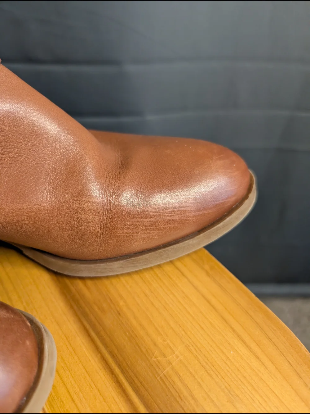 Nine West Blogger Harness Brown Cognac Tall Leather Riding Boots